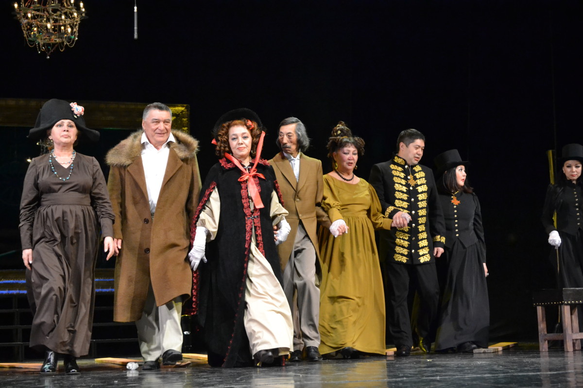 14 октября  спектакль «Ревизская сказка» Н.В.Гоголя увидят жители поселка Шира. 